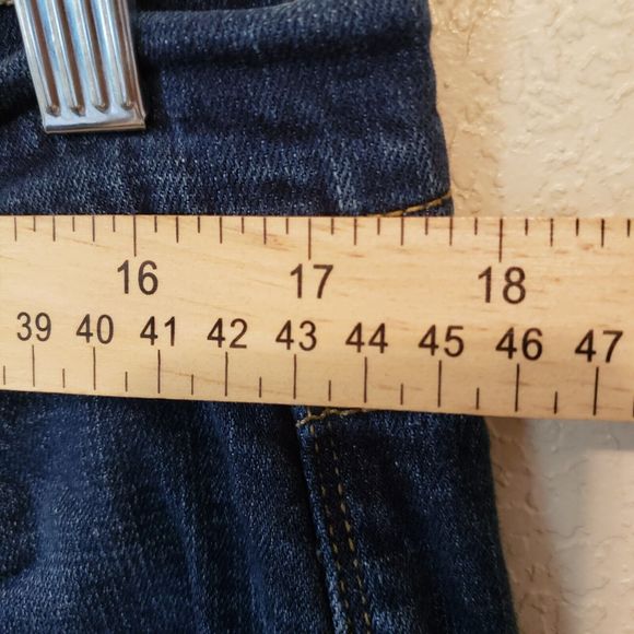 Levis Womens 515 Bootcut Dark Wash Jeans Stretch Denim Size 14 - Picture 7 of 7